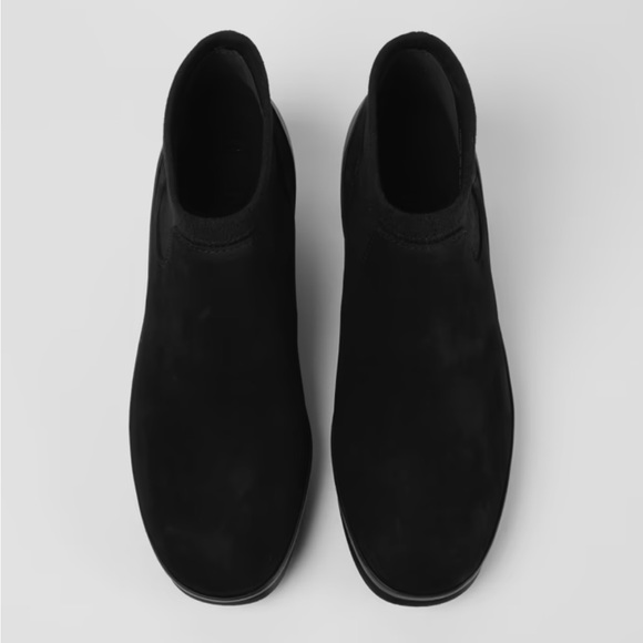 NEW IN BOX - CAMPER ALRIGHT ANKLE BOOT Black Suede - Picture 4 of 12